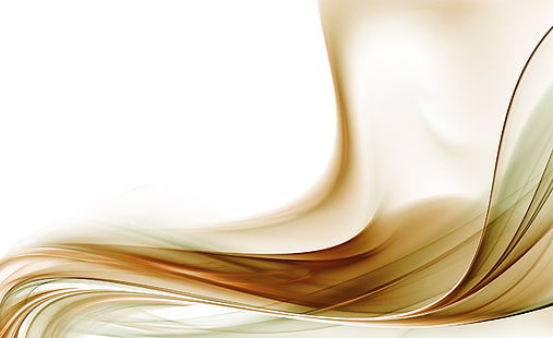 Abstrait Aurora Gold, papier peint lignes courbes marron, Aero, Auroras, Abstrait, Or, Aurora, Fond d'écran HD HD wallpaper