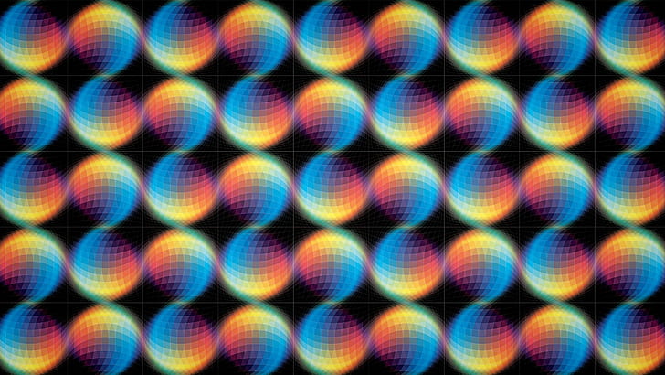Энди Гилмор абстрактный красочный узор, HD обои