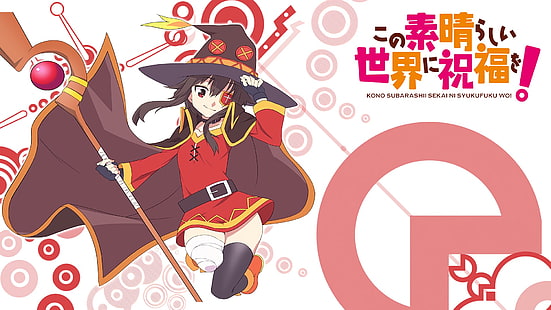 Kono Subarashii Sekai ni Shukufuku wo!, anime girls, Megumin, HD wallpaper HD wallpaper