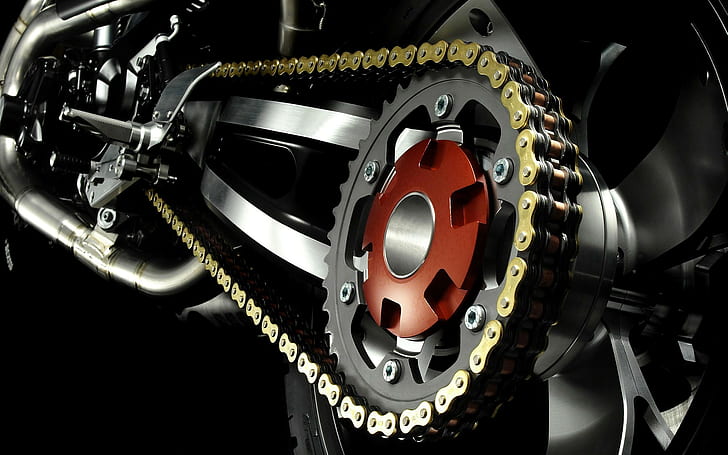 Moto Sportbike Chain HD, vélos, sportbike, moto, chaîne, Fond d'écran HD