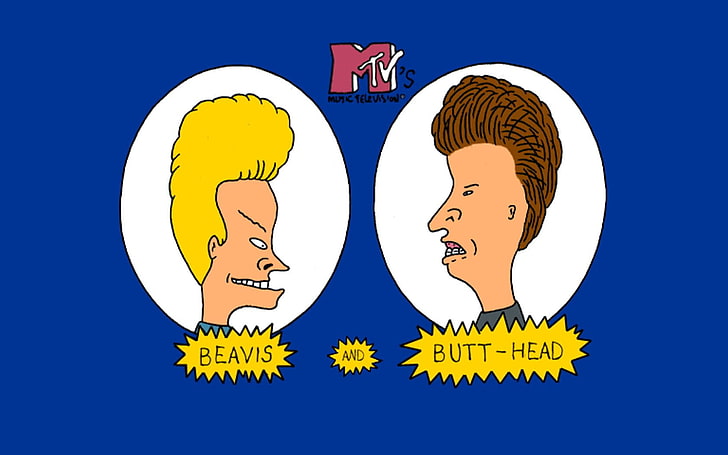 MTV Beavis und Butt-Head Illustration, TV Show, Beavis und Butt-Head, HD-Hintergrundbild