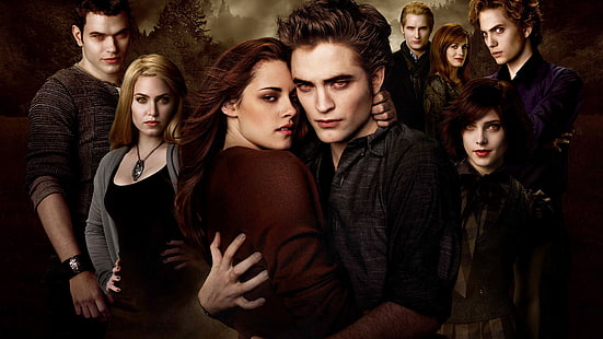 Película, La saga Crepúsculo: Luna nueva, Bella Swan, Edward Cullen, Kristen Stewart, Robert Pattinson, Fondo de pantalla HD HD wallpaper