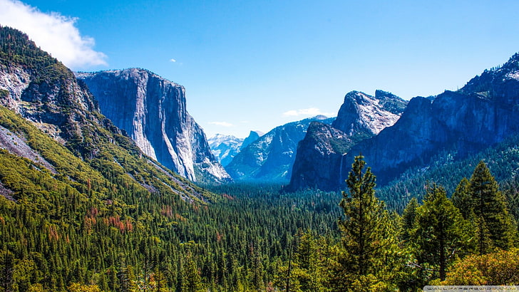 dağlar, Yosemite Vadisi, HD masaüstü duvar kağıdı
