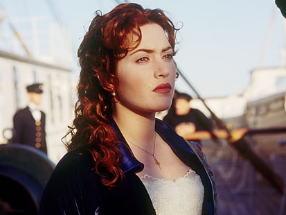 Titanic, Kate Winslet, movies, necklace, HD wallpaper HD wallpaper