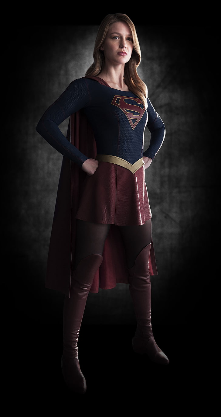 DC Comics, Melissa Benoist, Supergirl, HD wallpaper