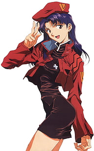 gadis anime, Neon Genesis Evangelion, Katsuragi Misato, Wallpaper HD HD wallpaper