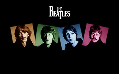 Beatles, John Lennon, Paul McCartney, George Harrison, Ringo Starr, HD tapet HD wallpaper