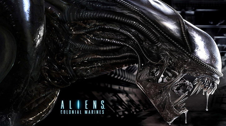 Илюстрация на извънземни, Alien, Aliens: Colonial Marines, Xenomorph, HD тапет