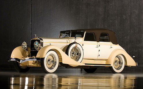 1928 Hispano-Suiza H6, diecast modelo de carro antigo branco e preto, carros, 1920x1200, hispano-suiza h6, hispano-suiza, HD papel de parede HD wallpaper
