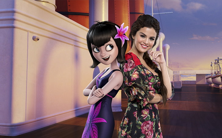 2018, Selena Gomez, Mavis, Hotel Transsilvanien 3: Sommerferien, Monster im Urlaub 3: Das Meer ruft, HD-Hintergrundbild