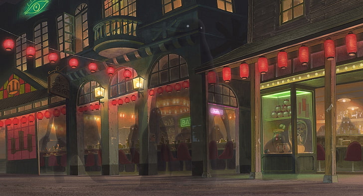 Унесенные призраками, студия Ghibli, аниме, HD обои