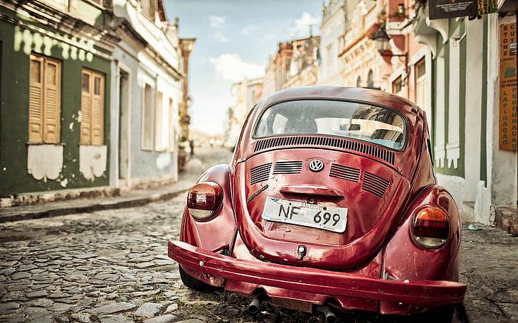 Volkswagen, Beetle, Bug, HD wallpaper