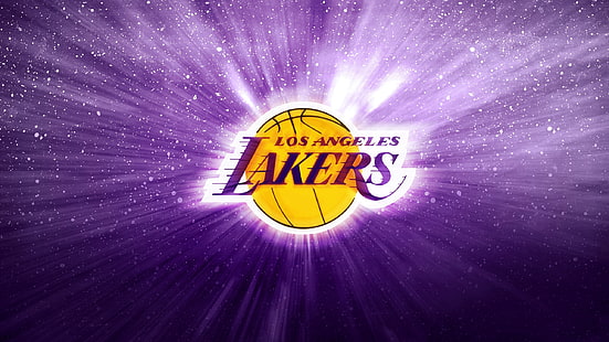 Los Angeles Lakers tapet, basket, bakgrund, logotyp, lila, NBA, Los Angeles, Los Angeles Lakers, HD tapet HD wallpaper