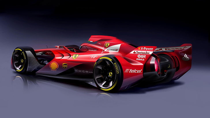 Ferrari, koncepcja Ferrari F1, koncepcja, F1, Formuła 1, Formuła 1, Samochód, Tapety HD