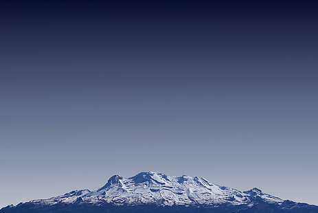 biało-czarna góra zdjęcie, biały, czarna góra, zdjęcie, org, Estado de México, Mujer, Iztaccíhuatl, leyenda, Volcan, Aztecas, góra, śnieg, natura, szczyt górski, zima, scenics, niebo, krajobraz, na dworze, Tapety HD HD wallpaper