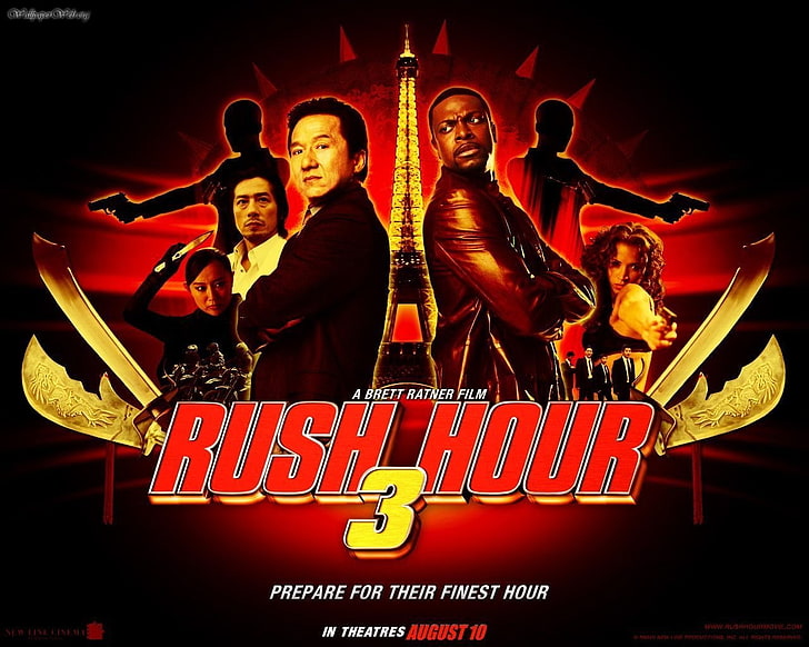 Film, Rush Hour 3, Chris Tucker, Jackie Chan, HD masaüstü duvar kağıdı