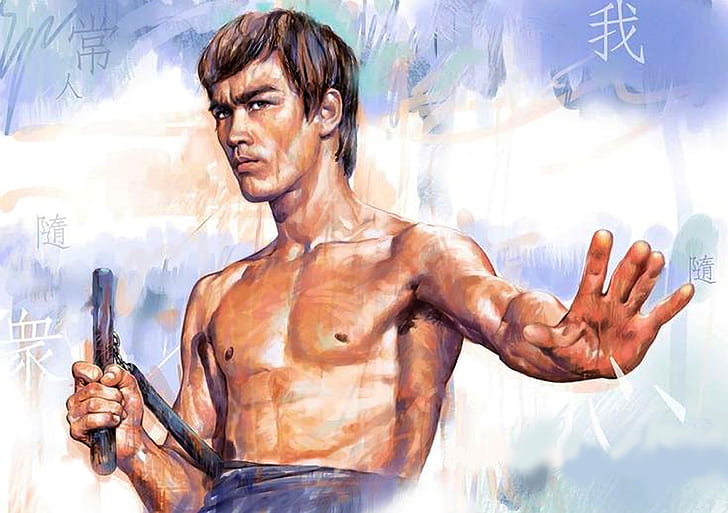 mistrz, legenda, Bruce Lee, Tapety HD