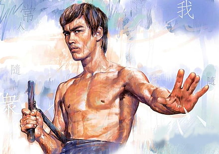 maestro, leyenda, Bruce Lee, Fondo de pantalla HD HD wallpaper