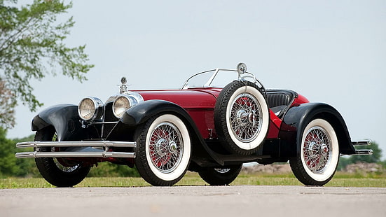 Дуэзенберг 1924 года Модель A Roadster, кабриолет, винтаж, 1924 год, элегантный, модель, классика, родстер, дьюзенберг, элегантность, HD обои HD wallpaper