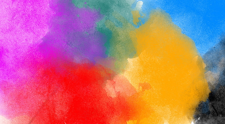 Colours, multicolored powder, Aero, Colorful, HD wallpaper