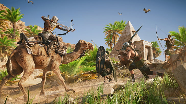 วิดีโอเกม, Assassin's Creed, Assassin's creed Origins, ตำนานอียิปต์, Assassin's Creed: Origins, วอลล์เปเปอร์ HD