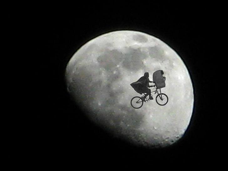 Mond und Weltraummonde HD Art, Moon, E.T., HD-Hintergrundbild