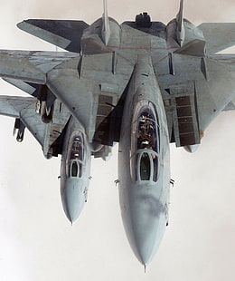 porträtt display grumman f 14 tomcat jet fighter multirole fighter flygplan, HD tapet HD wallpaper