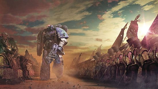 Алфа легион, Космически морски пехотинци, Warhammer 40-000, HD тапет HD wallpaper