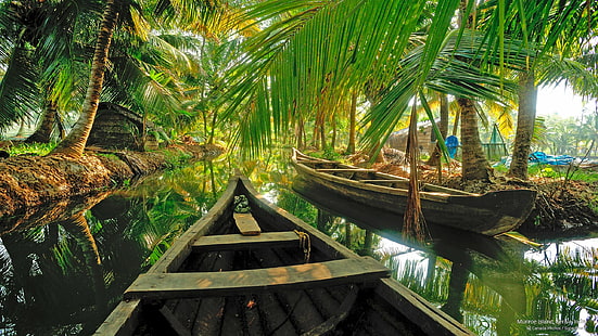 Munroe Island, Kerala, India, Islands, HD wallpaper HD wallpaper