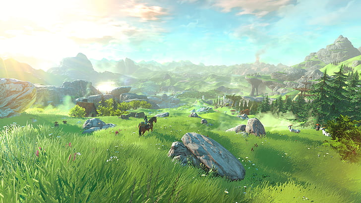 Link, Wii U, A Lenda de Zelda, HD papel de parede