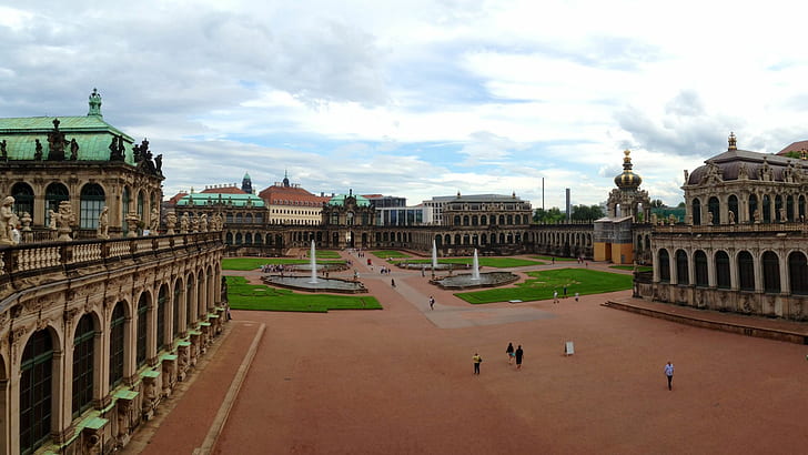 Saraylar, Zwinger (Dresden), Dresden, Zwinger, HD masaüstü duvar kağıdı