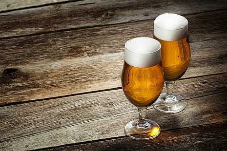الطعام والبيرة والكحول وشرب الزجاج، خلفية HD HD wallpaper