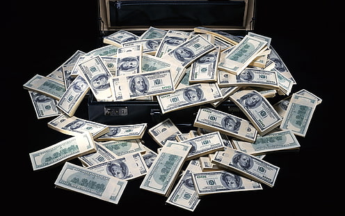 ABD Doları banknot, dolar, para, notlar, dava, HD masaüstü duvar kağıdı HD wallpaper