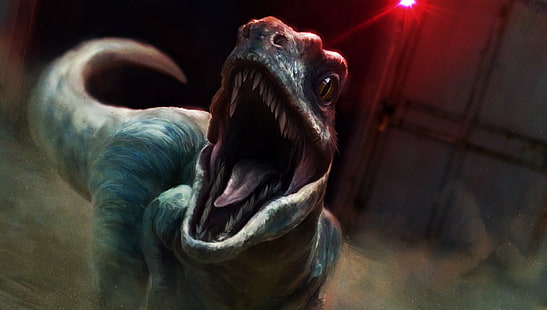 Jurassic Park, Jurassic World, Velociraptor, HD-Hintergrundbild HD wallpaper