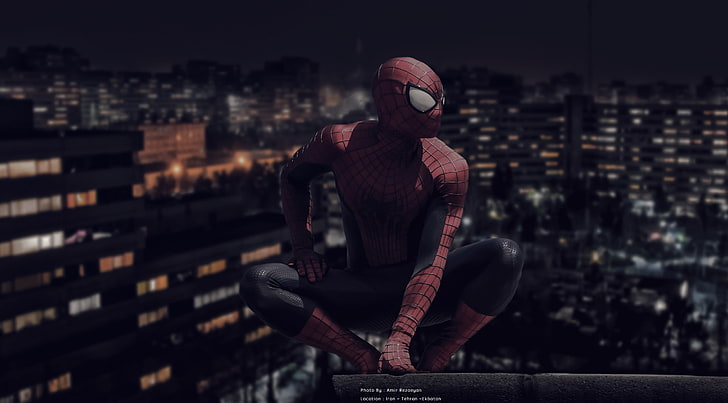 SpiderMan In IRAN, fond d'écran Marvel Spider-Man 3D, films, Spider-Man, Amir Rezaeyan, Spiderman, Iran, Téhéran, Ekbatan, nouveau, 2017, Fond d'écran HD