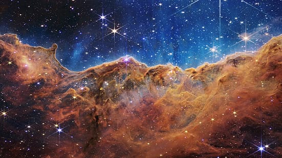 Космически телескоп Джеймс Уеб, мъглявина Карина, космос, НАСА, HD тапет HD wallpaper
