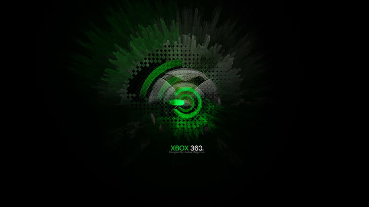 Xbox 360 Power Button, Xbox 360 Logo, Power, Xbox, Schaltfläche, Hi-Tech, HD-Hintergrundbild