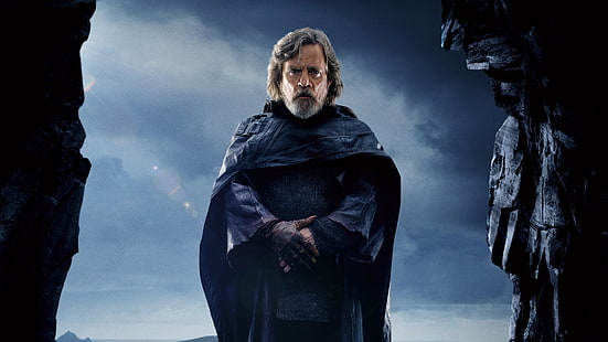 4K, Luke Skywalker, Star Wars: The Last Jedi, Mark Hamill, HD tapet HD wallpaper