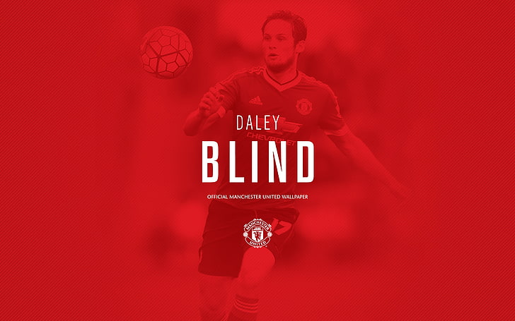 Daley Blind-2016 Manchester United HD Wallpaper, HD wallpaper