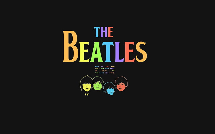 The Beatles logo, Music, The Beatles, HD wallpaper