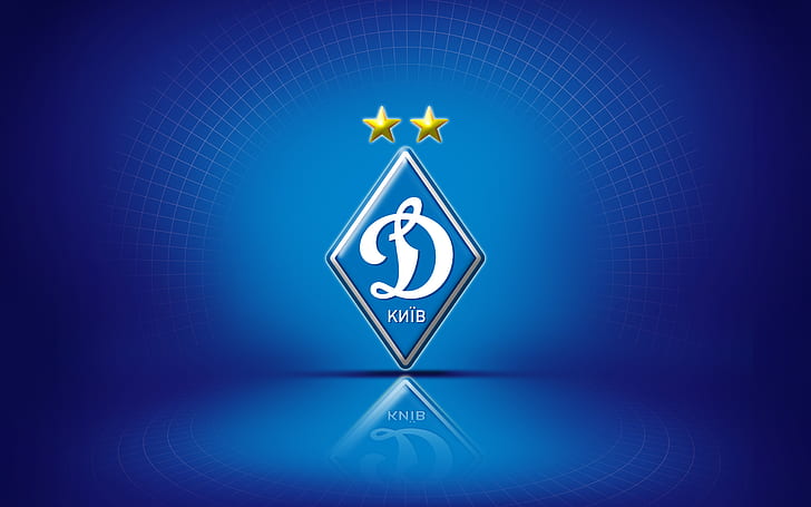 Fußball, FC Dynamo Kiew, Emblem, Logo, HD-Hintergrundbild