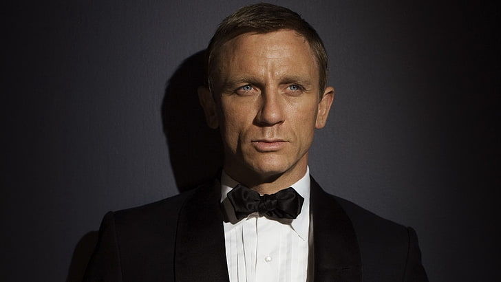 James Bond, James Bond, Daniel Craig, actor, tuxedo, HD wallpaper