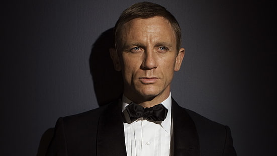 James Bond, James Bond, Daniel Craig, actor, tuxedo, HD wallpaper HD wallpaper