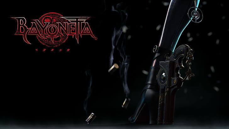 Bayonetta Black HD, วิดีโอเกม, สีดำ, ดาบปลายปืน, วอลล์เปเปอร์ HD