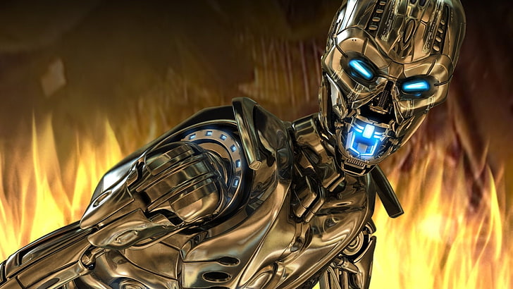 Terminator 3: Bangkitnya Mesin, Terminator, film, cyborg, Wallpaper HD