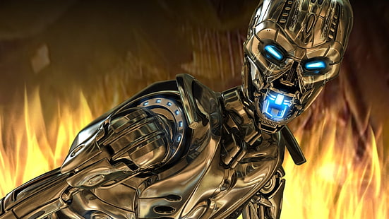 Terminator 3: Rise of the Machines, Terminator, film, cyborg, Sfondo HD HD wallpaper