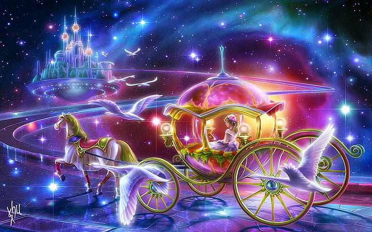 Royal Chaotic With Cinderella Direct To Royal Palace Desktop HD Wallpaper For Mobile Phones Tablet and Pc 1920 × 1200, HD tapet