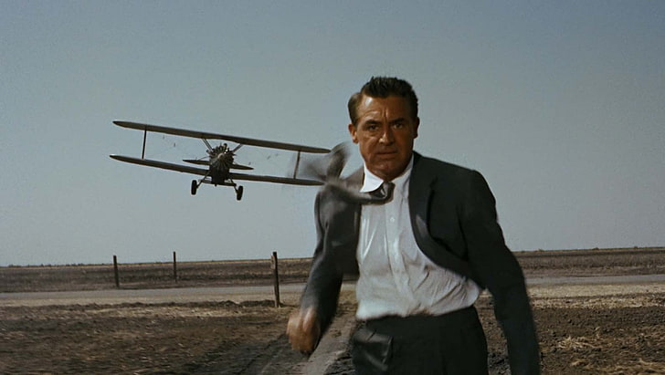 Cary Grant, North by Northwest, Alfred Hitchcock, Tapety HD