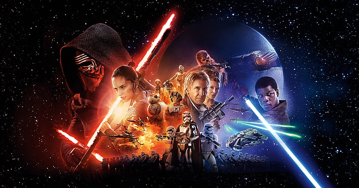 Le Réveil de la Force, Star Wars, 8K, Episode VII, Films de 2016, 4K, Fond d'écran HD