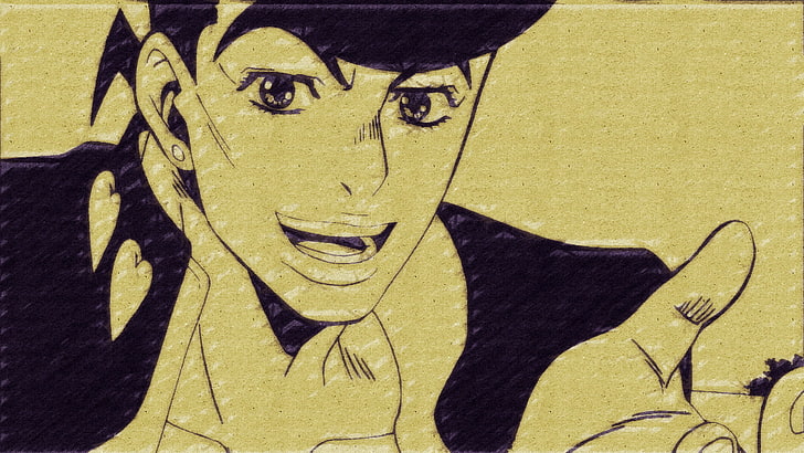 Anime, la extraña aventura de Jojo, Josuke Higashikata, Fondo de pantalla HD